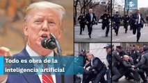 ¡Atención! Estas fotos de la detención de Donald Trump son fake