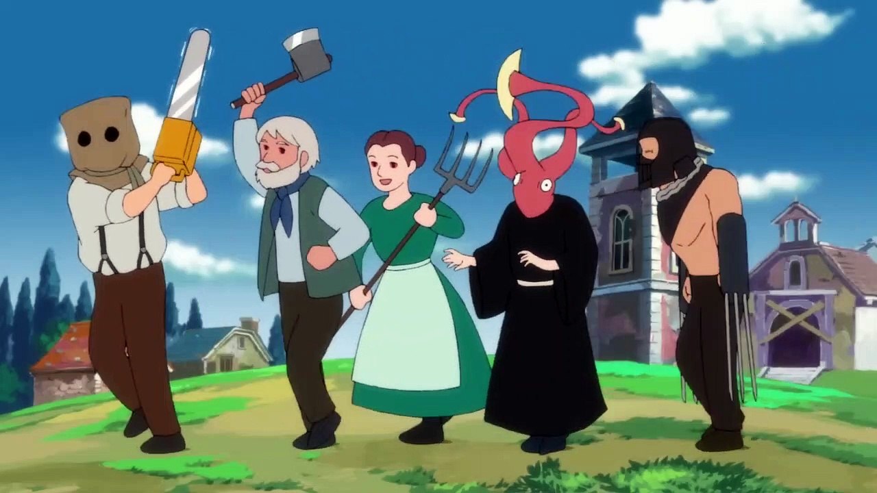 Resident Evil 4 Anime PV Resident Evil Masterpiece Theater  Leon and the Mysterious Village EP 1_