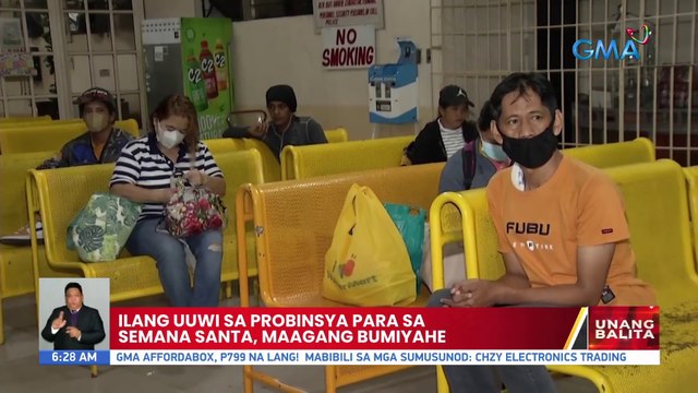 Ilang uuwi sa probinsya para sa Semana Santa, maagang bumiyahe | UB
