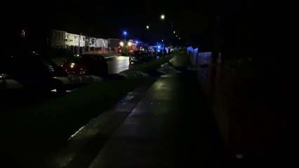 Huge police cordon in place on Wordsworth Avenue following reports of a house fire