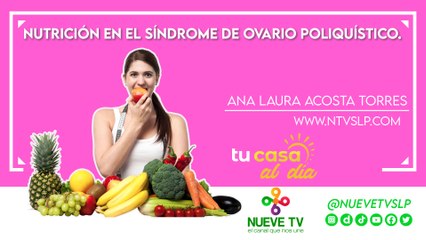 Nutrición en el síndrome de ovario poliquístico.