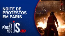 Franceses protestam contra medida autoritária de Macron