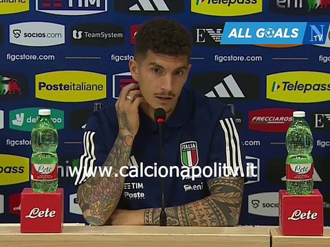 verso Italia-Inghilterra conferenza stampa Giovanni Di Lorenzo 21/3/23