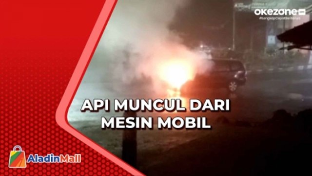 Mobil Wisatawan Objek Wisata Guci di Tegal Terbakar, 6 Orang Selamat