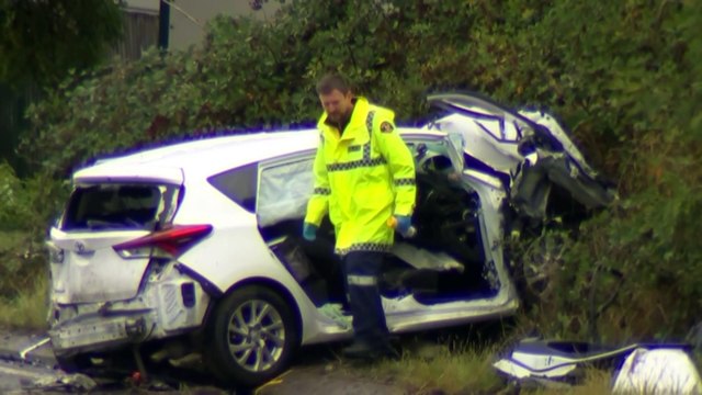 Truck driver dies and two others injured as truck hits car and then ploughs into Launceston house