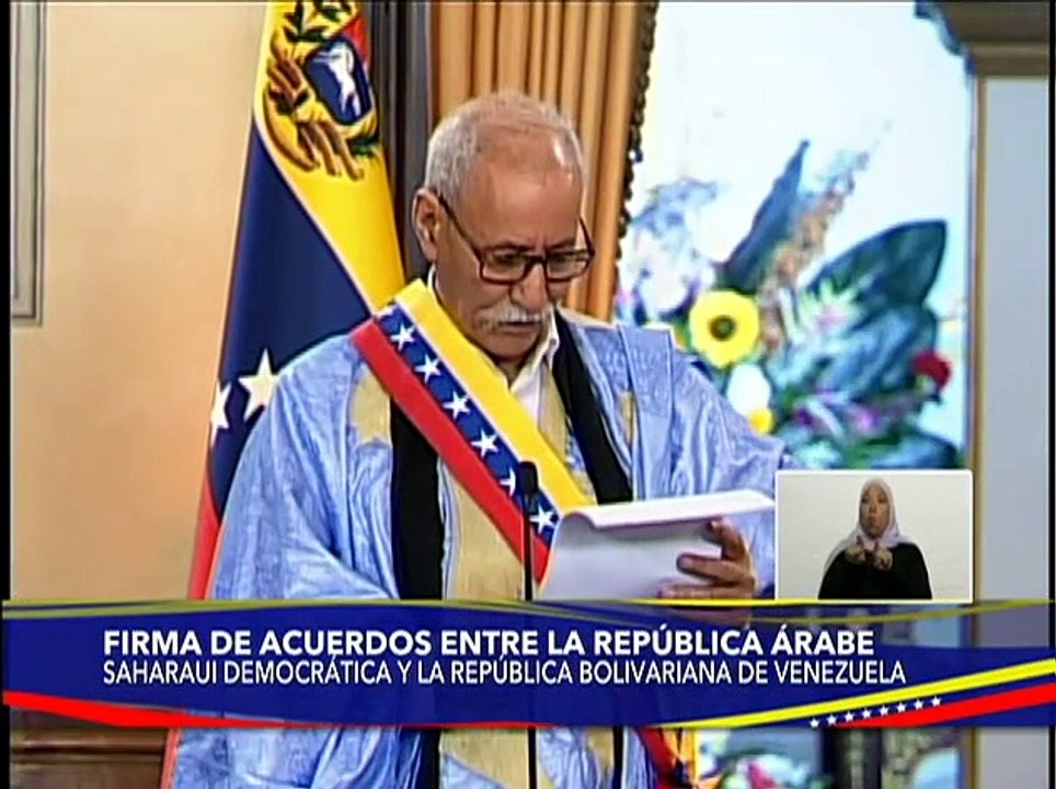 ‌Venezuela y República Árabe Saharaui Democrática firman acuerdos de cooperación 2023-2025