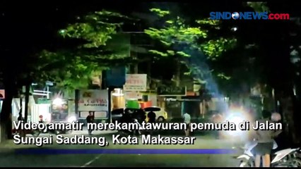 Tawuran Pemuda di Makassar, 2 Orang Pelaku Ditangkap