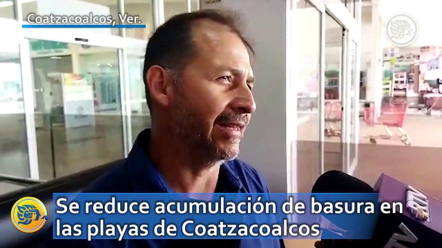 Se reduce acumulación de basura en las playas de Coatzacoalcos