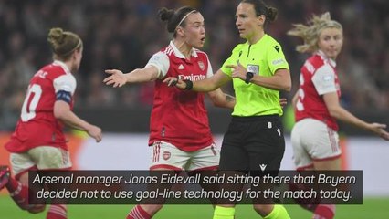 Straus rejects Eidevall remark that Bayern didn't want goal-line technology