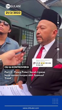 “Dia masih hubungi bekas kekasih, Dia siap buat.. ..” Baru sahaja Syamsul kata taknak lepaskan Puteri Sarah Tak sangka Syamsul dedah pula ini Puteri Sarah buat di belakang nya..