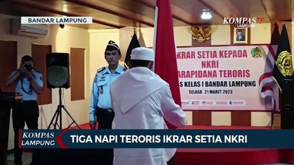 3 Narapidana Terorisme Ikrar Setia NKRI