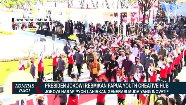 Resmikan Papua Youth Creative Hub, Ini Harapan Jokowi!