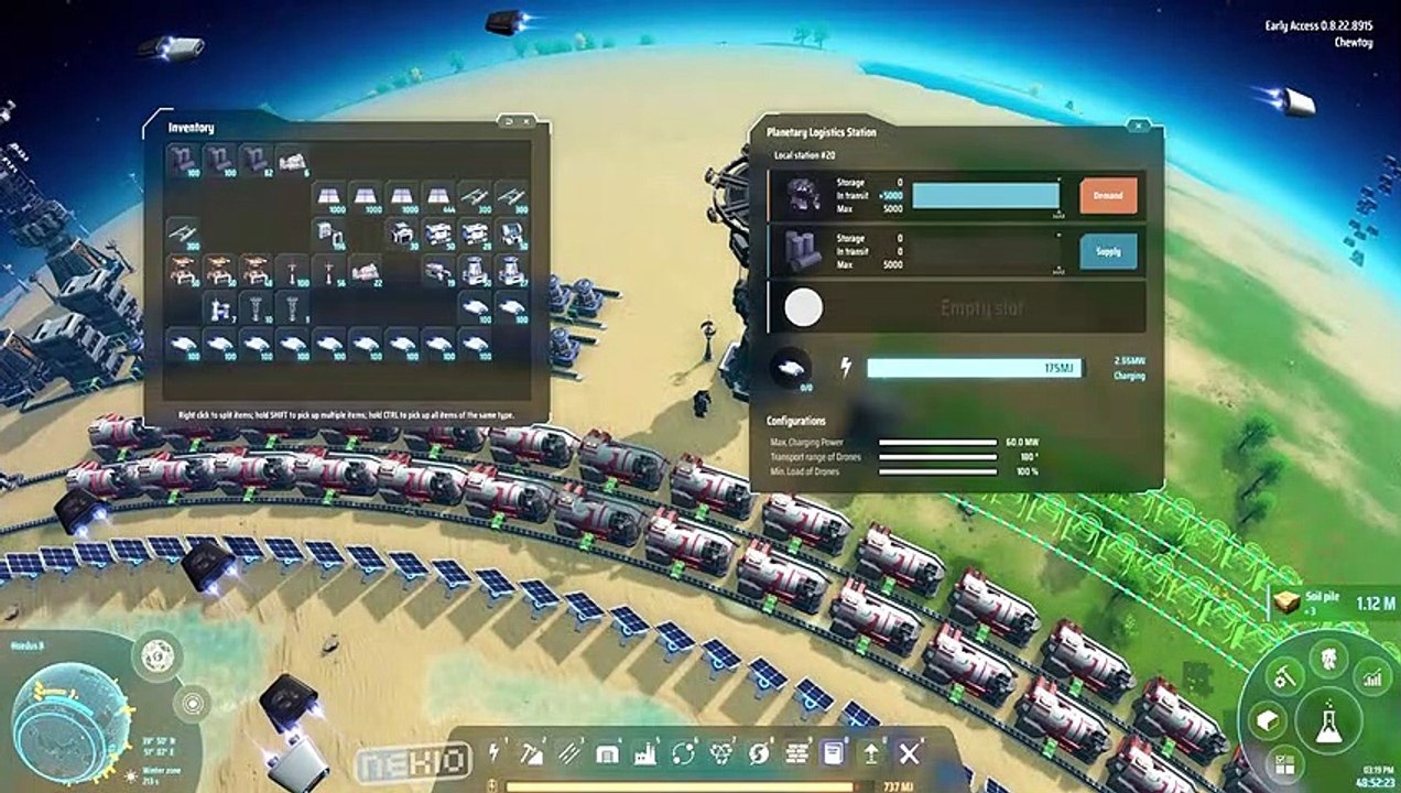 Logistics Hoedus II Planet | Dyson Sphere Program | NEKIO 02