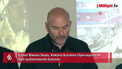 Bakan Soylu Adana'da! Kökünü Kurutma Operasyonu'na ilişkin detayları paylaştı