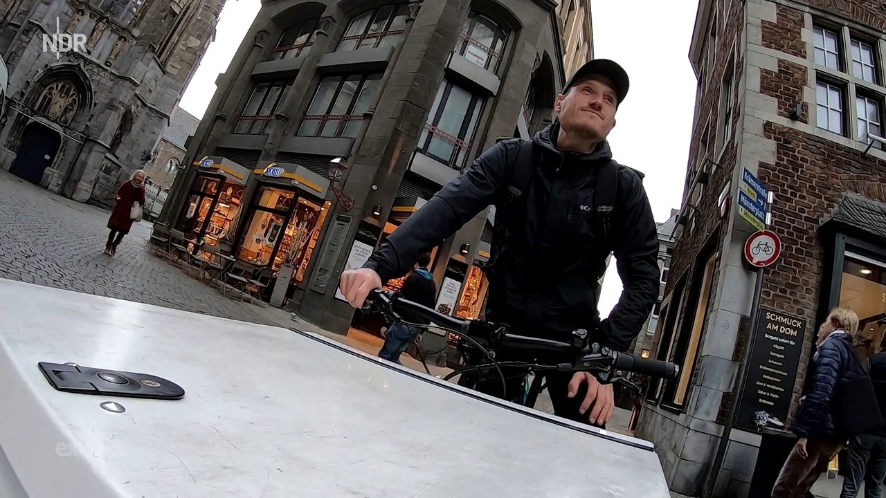 Gebühr für Fahrradkuriere in Aachen