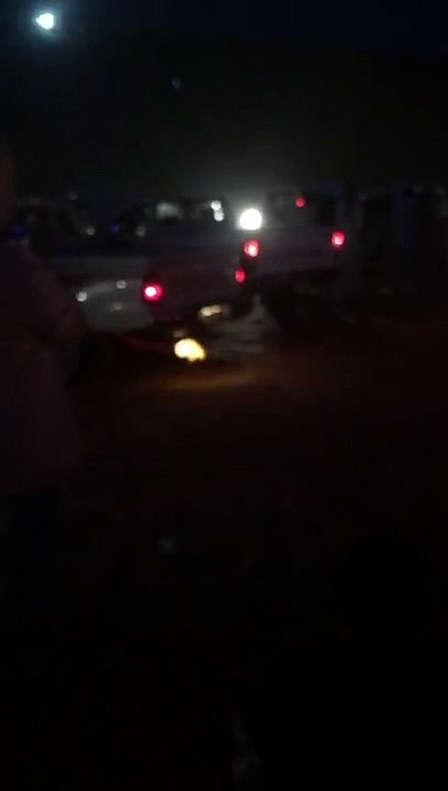 Night Turbo engine shoot Flame
