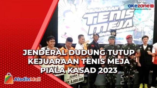Kejuaraan Tenis Meja Piala Kasad 2023 Usai Digelar, Jenderal Dudung Harap Lahirkan Atlet Berkualitas