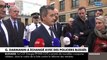 Gérald Darmanin prend la parole face à la violence des manifestations et aux policiers blessés