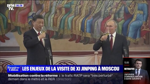 Quels sont les enjeux de la visite du président chinois Xi Jinping à Moscou?