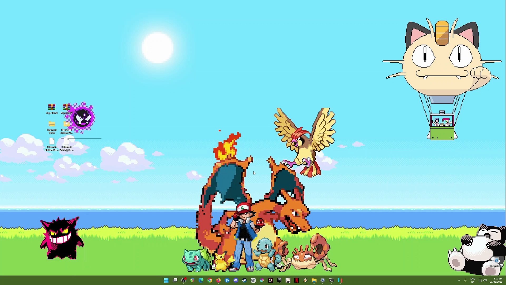 How to Play Pokémon BDSP on PC I Official Pokémon Brilliant Diamond (XCI), image size:1920x1080