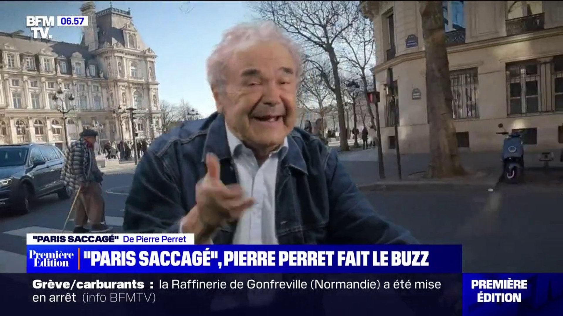 Pierre Perret fait le buzz avec sa chanson "Paris Saccagé" - Vidéo  Dailymotion