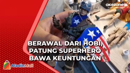 Patung Superhero Berikan Keuntungan Jutaan Rupiah