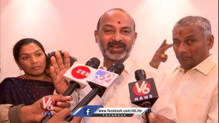 Bandi Sanjay Demands Release Of Teenmaar Mallanna , Vital _ V6 News