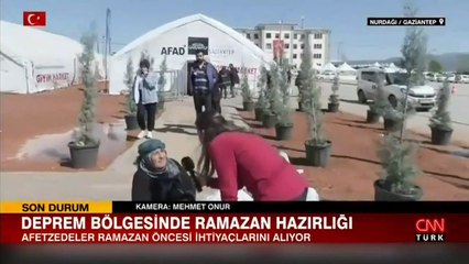Deprem bölgesinde buruk Ramazan