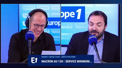 Emmanuel Macron au 13h : service minimum
