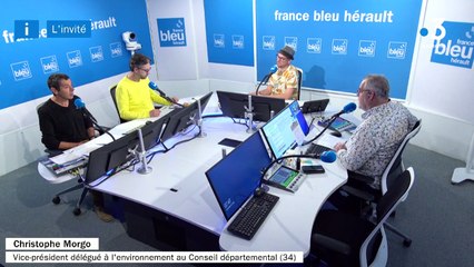 Christophe Morgo,  vice-président délégué à l'environnement au conseil départemental de l'Hérault.