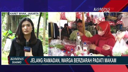 Download Video: Tradisi Jelang Ramadan, Warga Ziarah Padati Makam