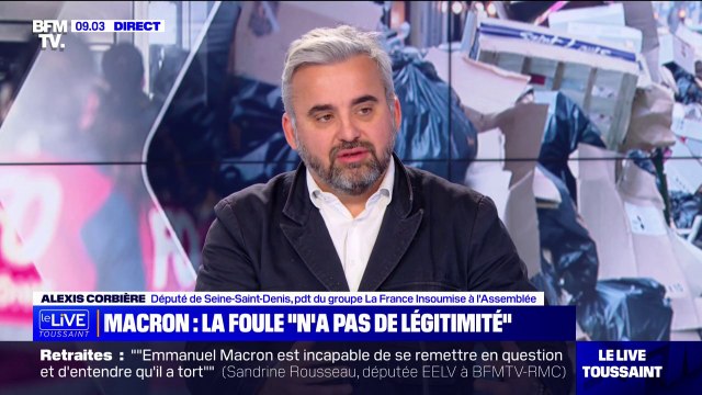 Retraites: La jeunesse entre en jeu, je m'en félicite affirme Alexis Corbière (LFI)