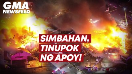 Simbahan, tinupok ng apoy! | GMA News Feed