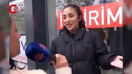 Sokak röportajı değil taciz!