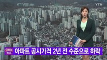 [YTN 실시간뉴스] 아파트 공시가격 2년 전 수준으로 하락 / YTN