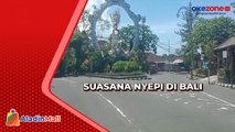 Hari Raya Nyepi, Suasana Jalanan Kota di Bali Tampak Sepi