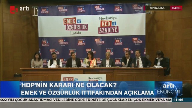 Emek ve Özgürlük İttifakı resmen duyurdu: Cumhurbaşkanlığı seçimlerinde aday çıkarmayacağız