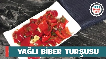 Yağlı Kırmızı Biber Turşusu Tarifi (kapya biber)