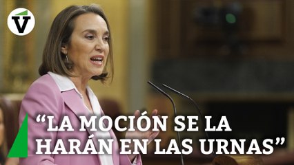 Gamarra: "Se merece esta moción y serán los españoles los que se la hagan en las elecciones"
