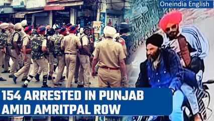 Download Video: Amritpal Singh Arrest:154 people arrested for 'disturbing' peace amid Chaos in Punjab| Oneindia News