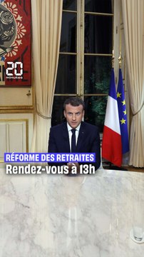 Réforme des retraites : Emmanuel Macron s'exprime à 13h #shorts