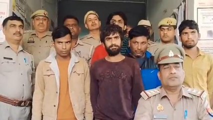 बुलंदशहर: रेलवे के उपकरण व केबल चोरी, पुलिस ने पांच आरोपी को खिलाई जेल की हवा