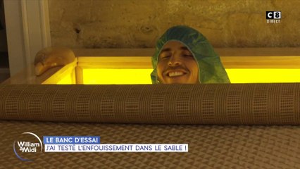 Le banc d'essai : J'ai testé l'enfouissement dans le sable !