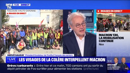 Interview d'Emmanuel Macron: Hervé Sauzay attend des "mesures concrètes pour favoriser l'emploi des seniors"