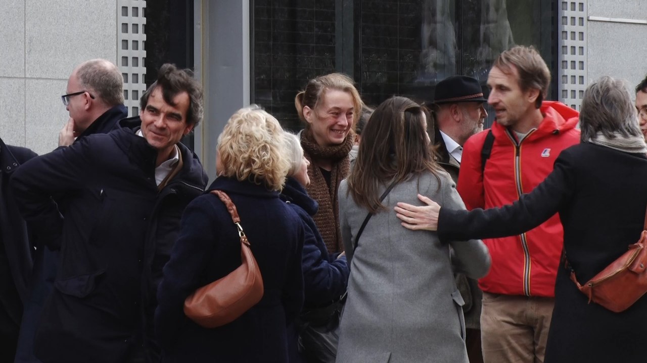 Attentats à Bruxelles : cérémonie d'hommage au monument pour les victimes de terrorisme