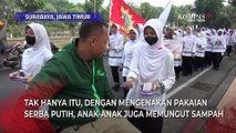 Kirab Bersih Sampah Siswa SMP Menyambut Ramadhan 1444 H di Surabaya