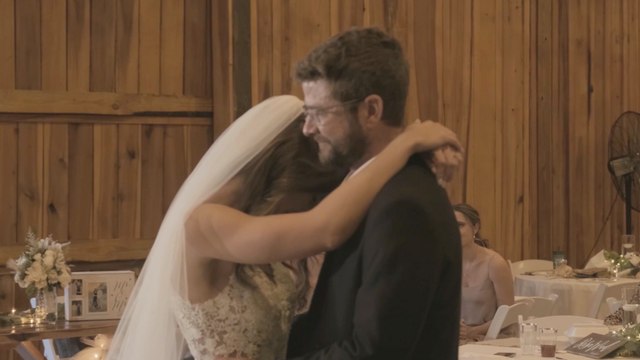 Brother Surprises Sister With Message From Late Dad During Wedding Dance | Happily TV