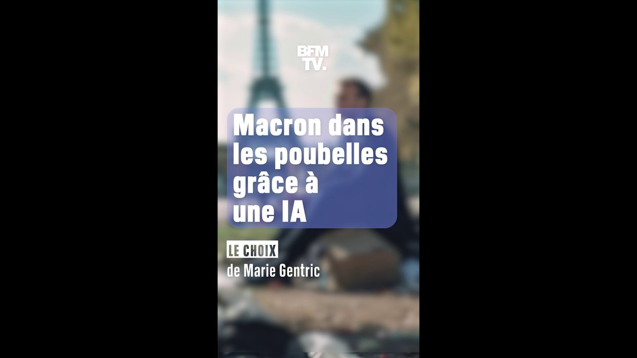 Emmanuel Macron dans les poubelles grâce à une intelligence artificielle -  Vidéo Dailymotion