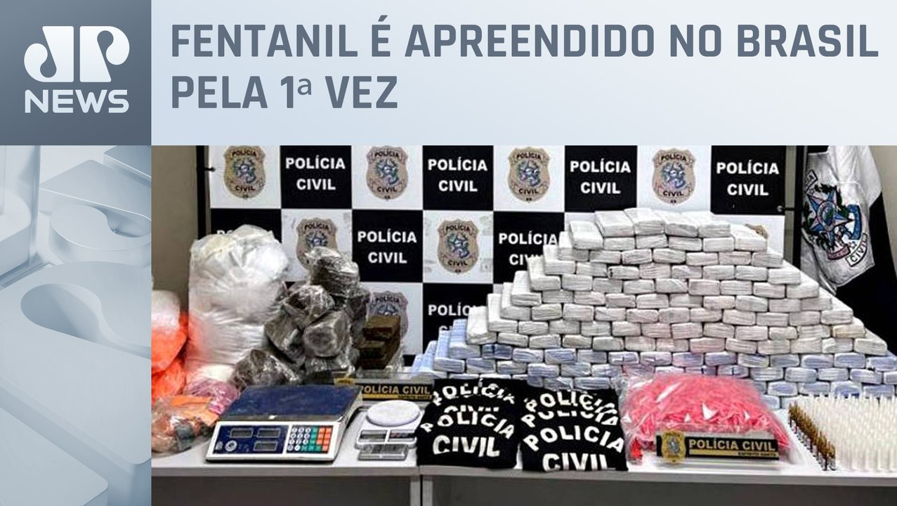 Autoridades brasileiras monitoram apreensão de fentanil