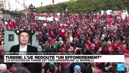 Tunisie : l’UE redoute un "effondrement" du pays